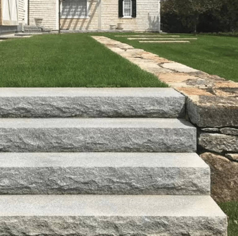 British Grey sandstone steps