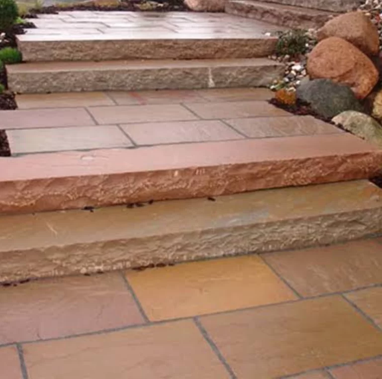 Brown Sandstone steps