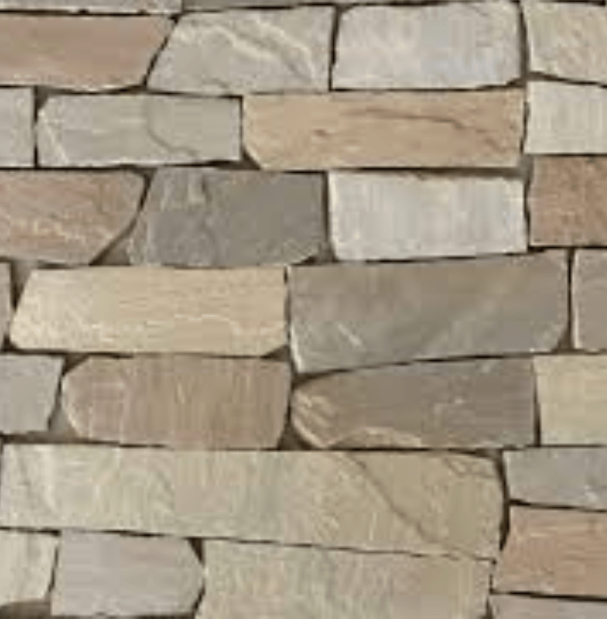 Brown sandstone ashlar