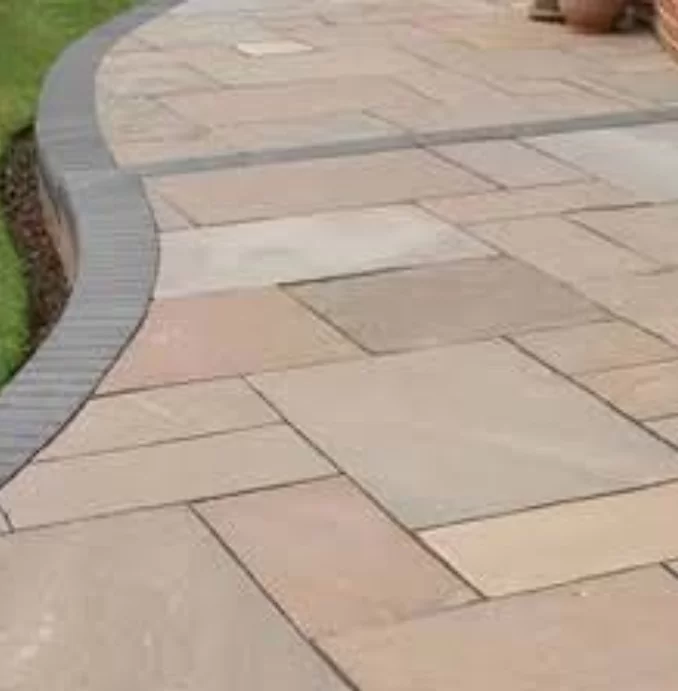 Golden brown sandstone