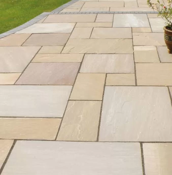 Golden brown sandstone