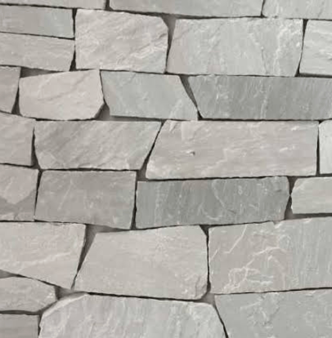Grey sandstone ashlar