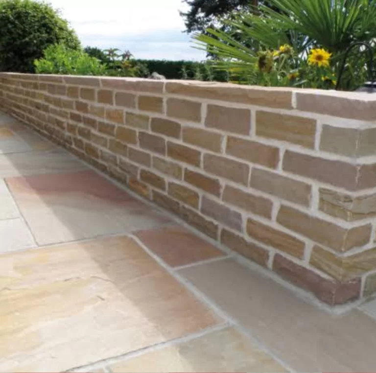 Antique sandstone wallings