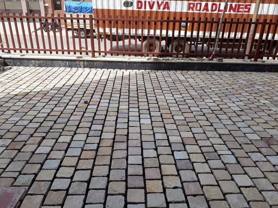 Cobblestones in Bhopal 