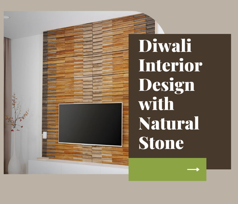 Diwali Interior Design with Natural Stone