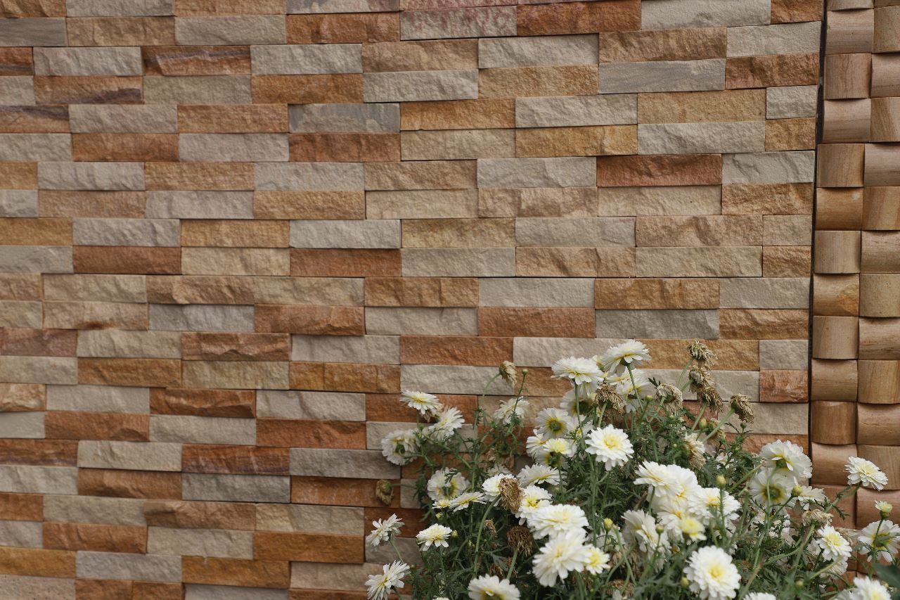 How Goa Natural Stone Cladding Enhances Architecture with Stone Wall Cladding and Mosaic Patterns