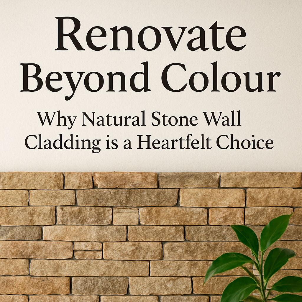 Renovate Beyond Colour: Why Natural Stone Wall Cladding is a Heartfelt Choice
