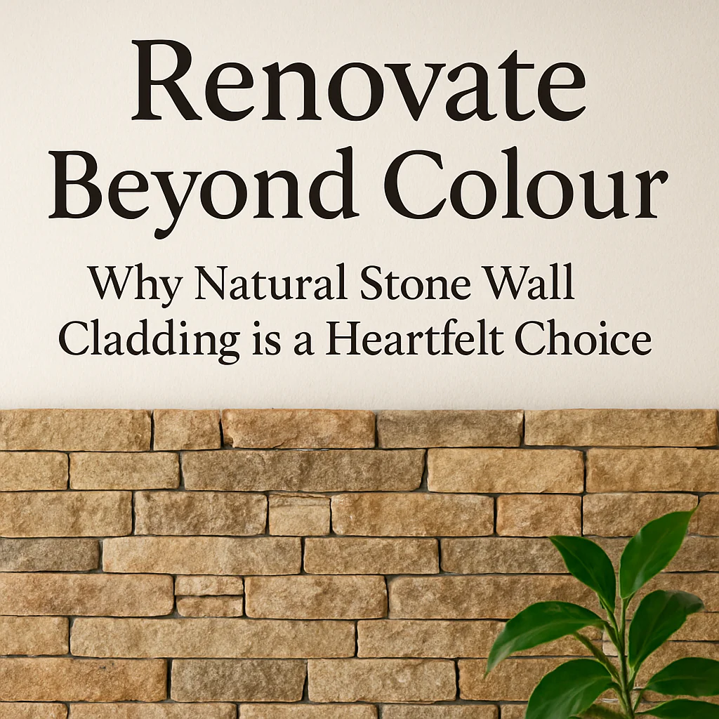 Renovate Beyond Colour: Why Natural Stone Wall Cladding is a Heartfelt Choice
