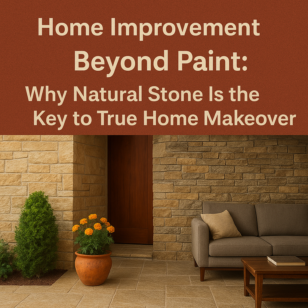 Home Improvement Beyond Paint: Why Natural Stone Is the Key to True Home Makeover