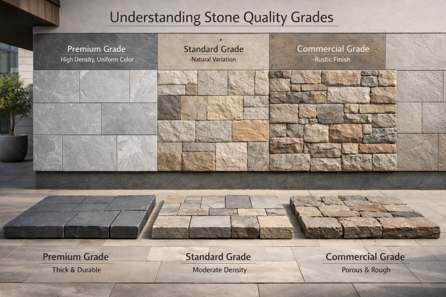 Understanding Stone Quality Grades: A Guide for Architects