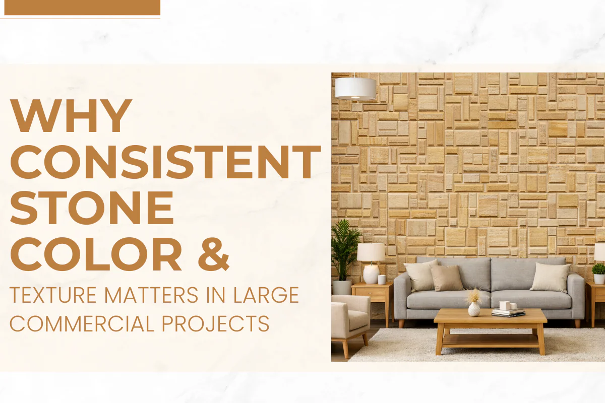 Why Consistent Stone Color & Texture Matters in Large Commercial Projects
