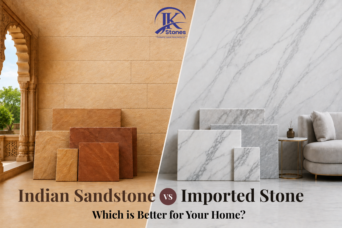 Indian Sandstone vs Imported Stone: Which is Better for Your Home?