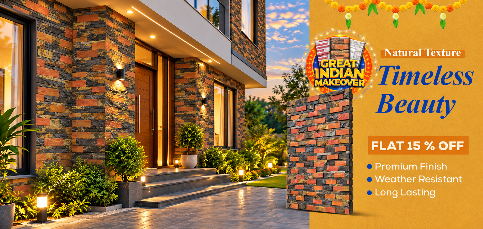 Timeless Stone Cladding Makeover